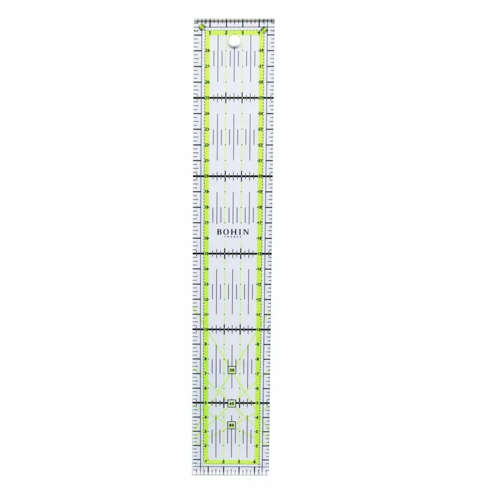Bohin Mesure Règle patchwork rectangulaire 30 cm x 5 cm