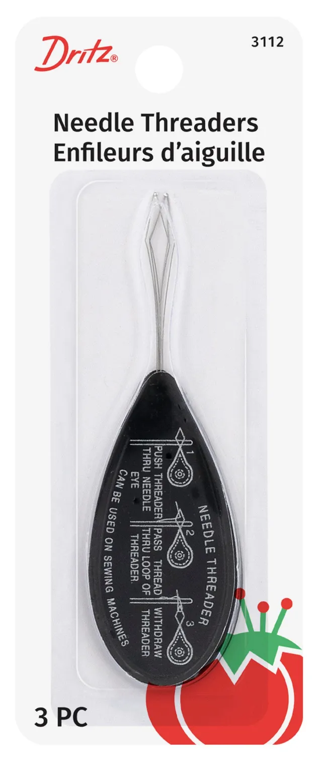 Dritz Needles Enfile-Aiguilles Main et Machine 3 pc