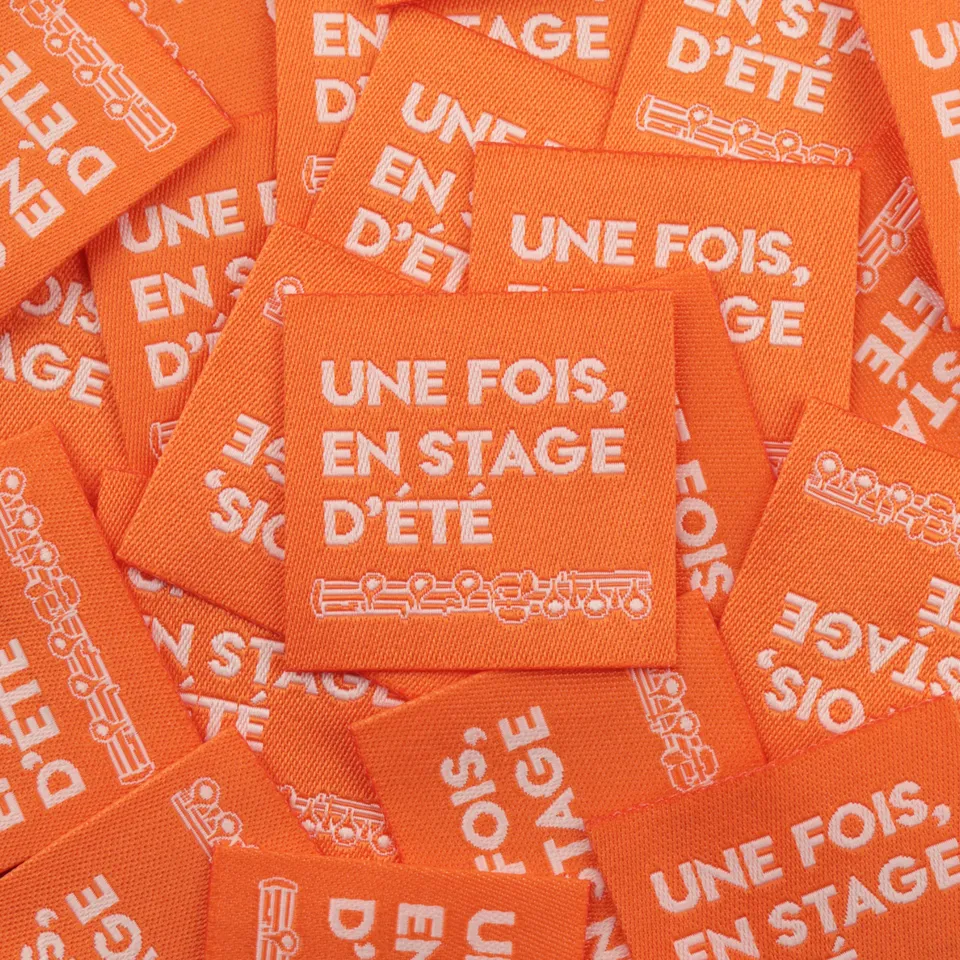 Bohin Étiquettes étiquette tissée Une fois stage d'été 3,5 cm
