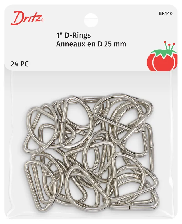 Dritz anneaux en D 25 mm nickel x24