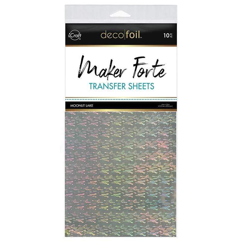 HeatnBond Maker Forte Moonlit Lake feuille transfert foil lot 10 métallique