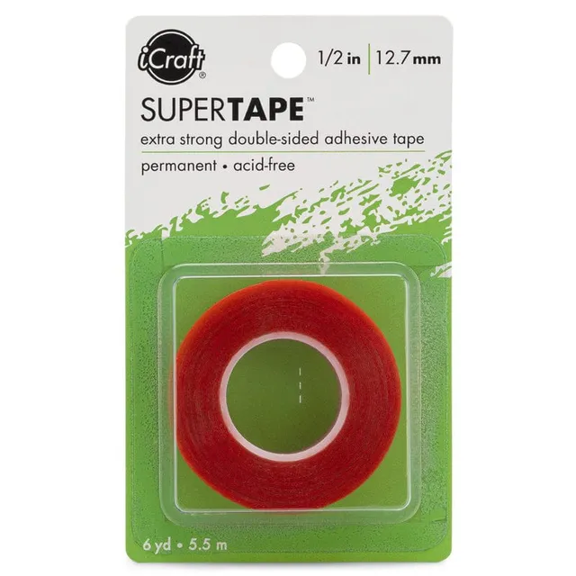 HeatnBond iCraft SuperTape ruban adhésif 12 mm x 5,5 m permanent