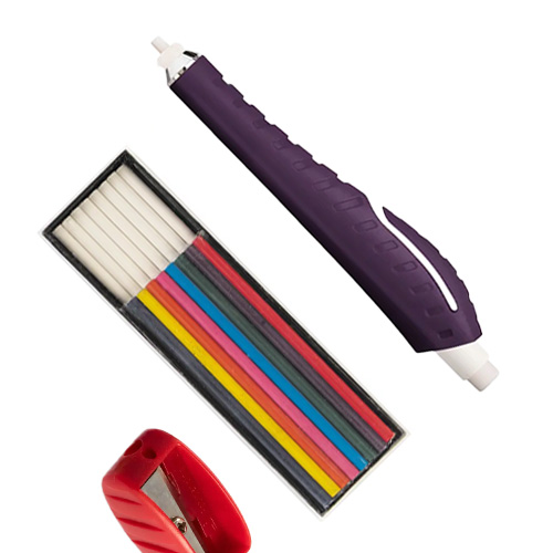 Prym Matériel couture Crayon craie tailleur blanc-couleur
