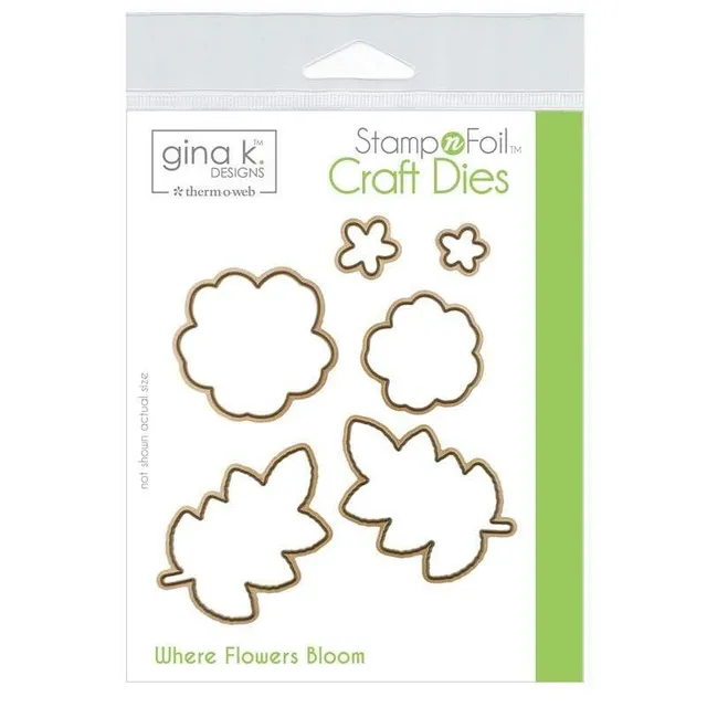 Gina K. Designs Where Flowers Bloom die set 6 motifs