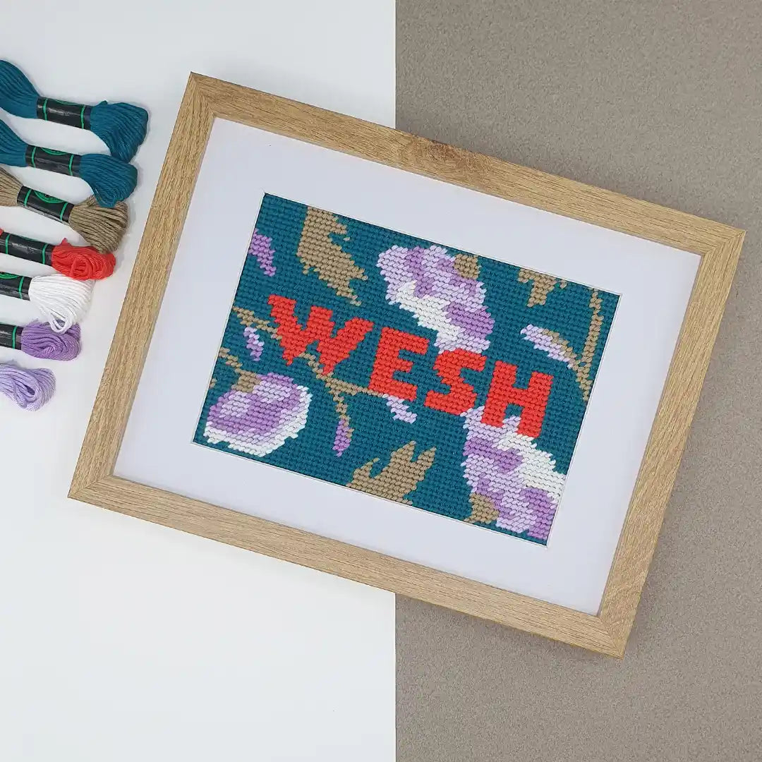 Bohin Kit Canevas Wesh Fukuri 13x18 cm Débutant