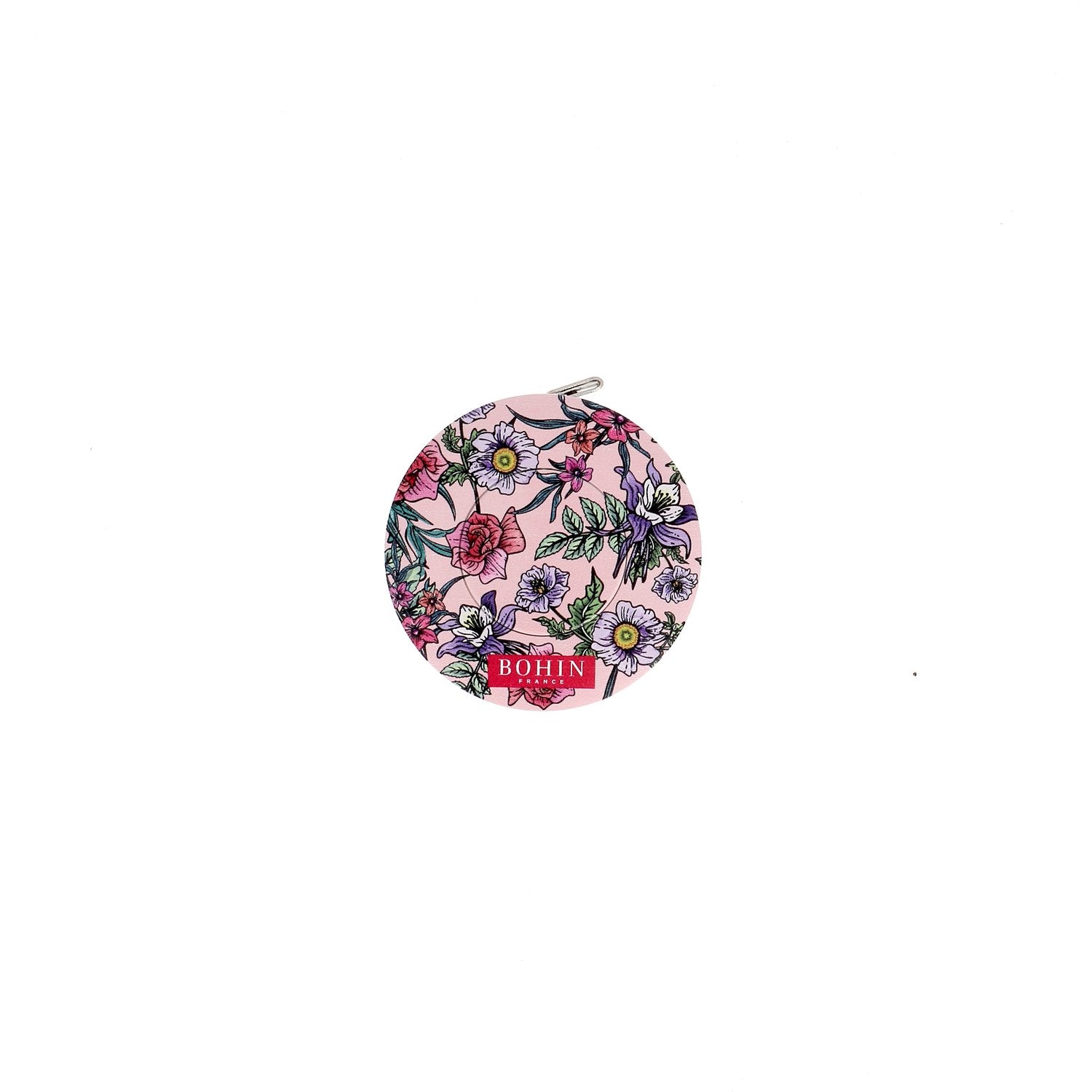 Bohin Mesure Mètre Enrouleur Blossom 150 cm Bleu
