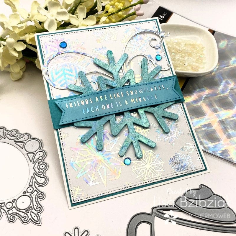 HeatnBond Deco Foil carte toner Winter Sparkle 8 cartes A2