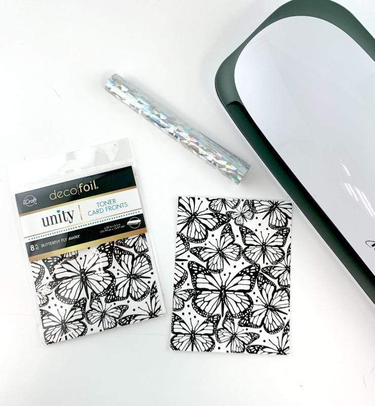 HeatnBond Unity carte toner Flowers and Lines 8 feuilles