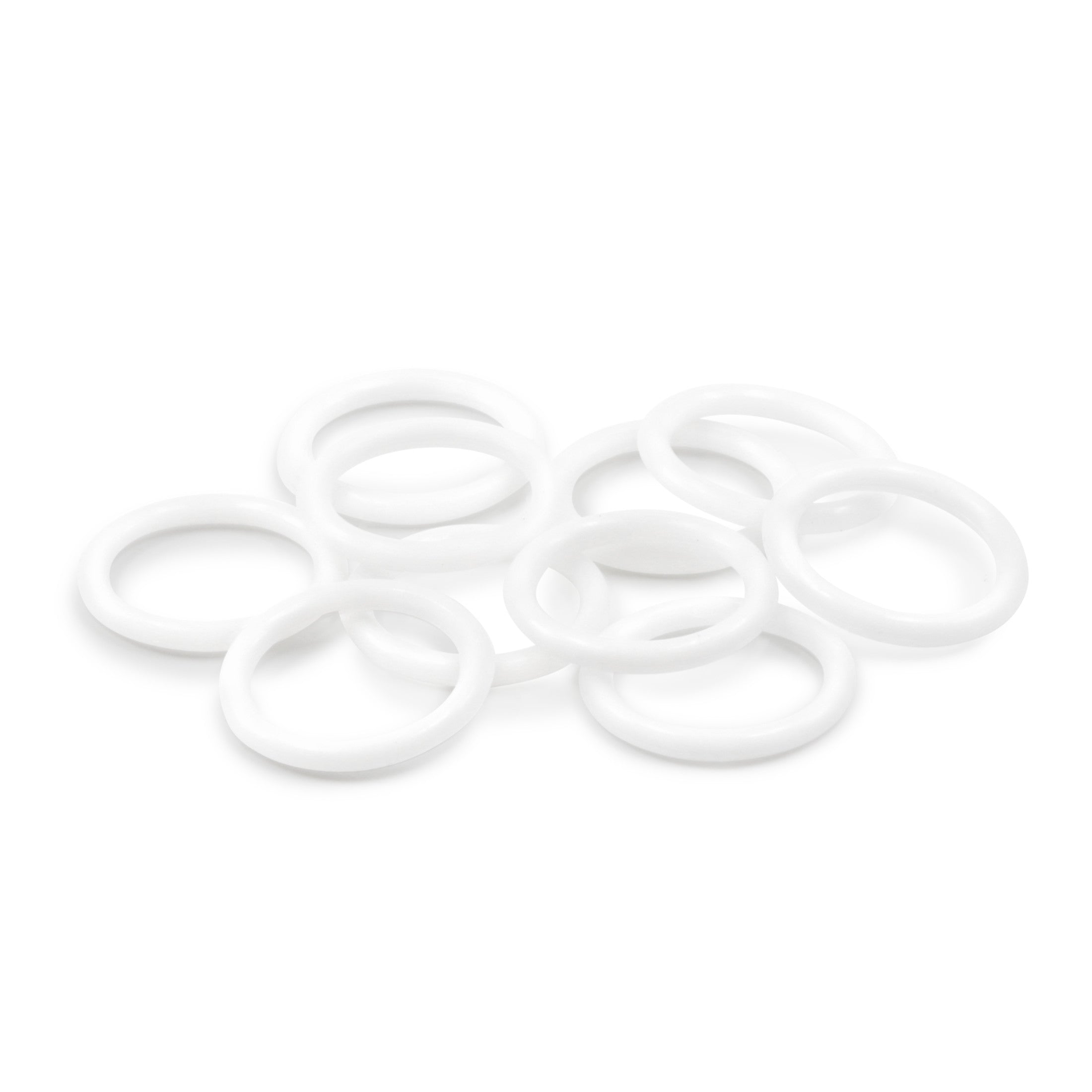 Dritz Home Anneaux plastique rideaux blanc 19 mm 24 pcs