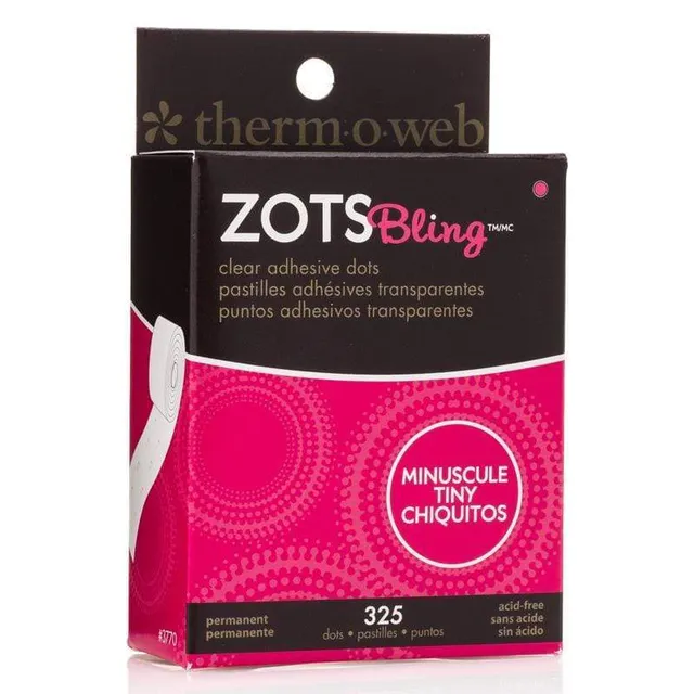 HeatnBond Zots pastilles adhésives Bling transparent x325