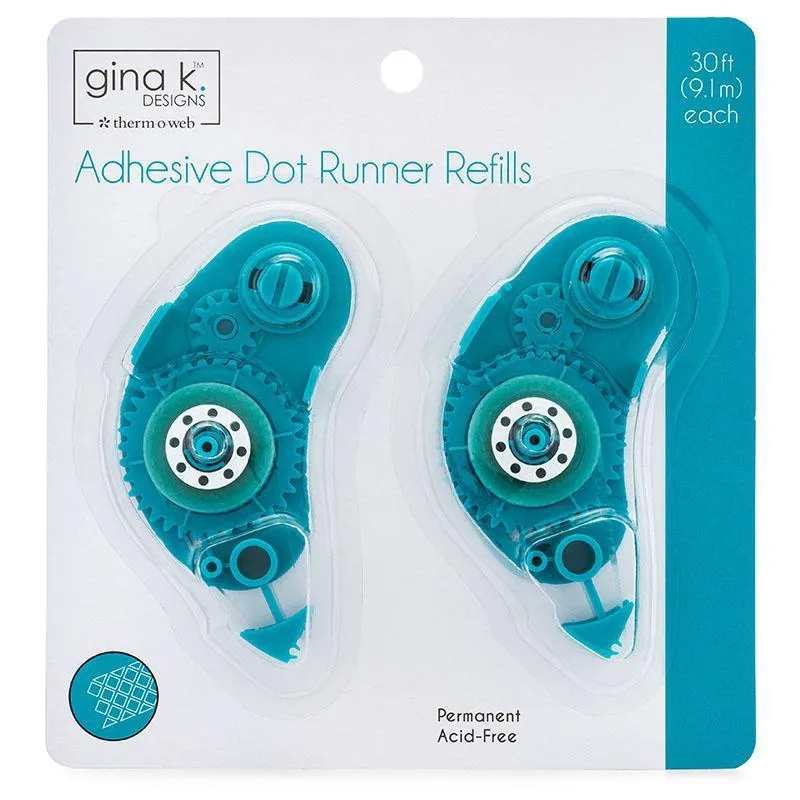 HeatnBond Gina K. Designs 18085 recharge roller colle permanente x2