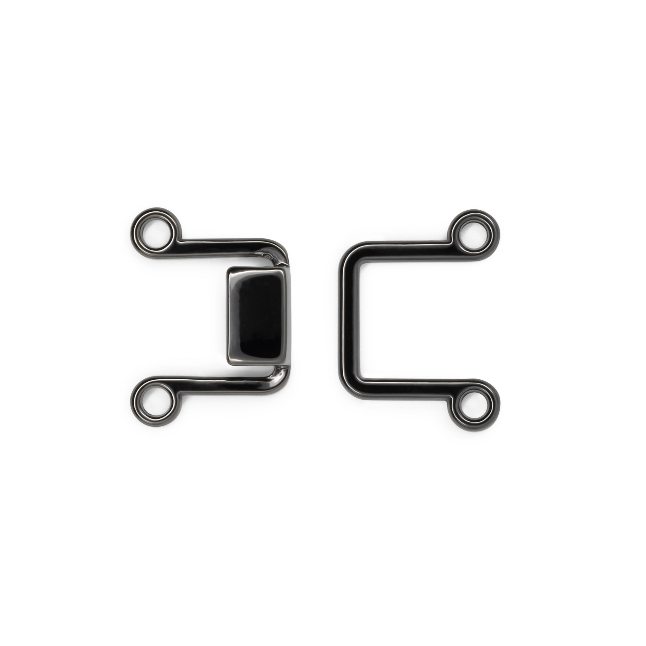 Dritz Hooks Eyes agrafes crochet jupe gunmetal 2 pc