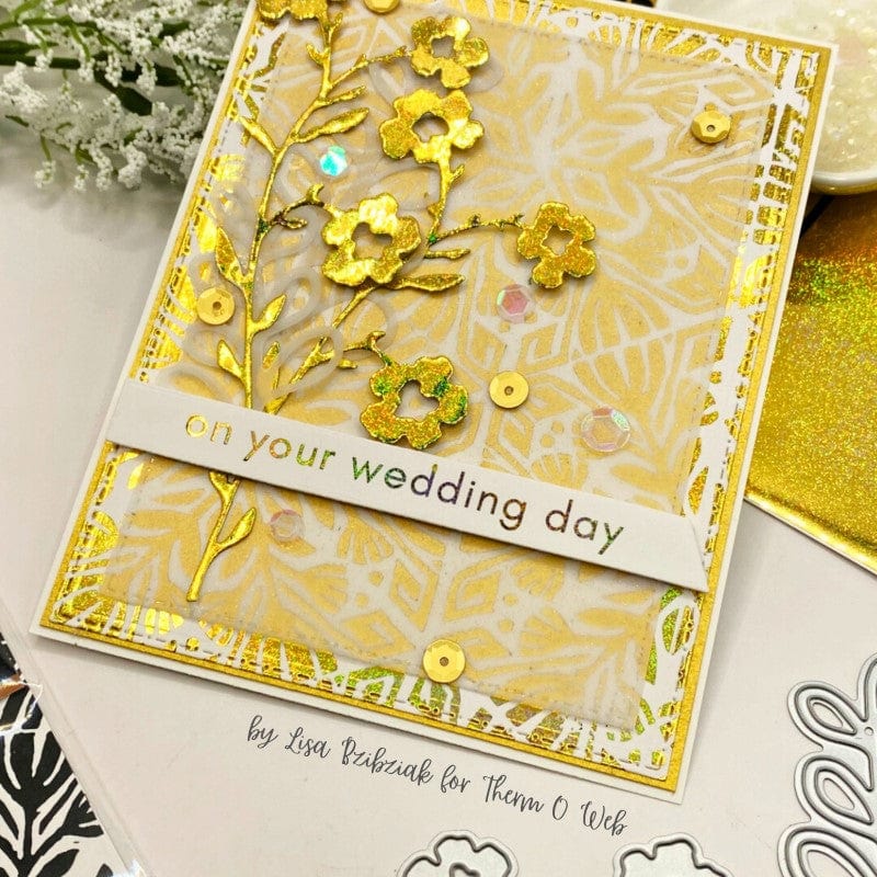 Deco Foil Toner Card Spring Ahead cartes foil A2 x8
