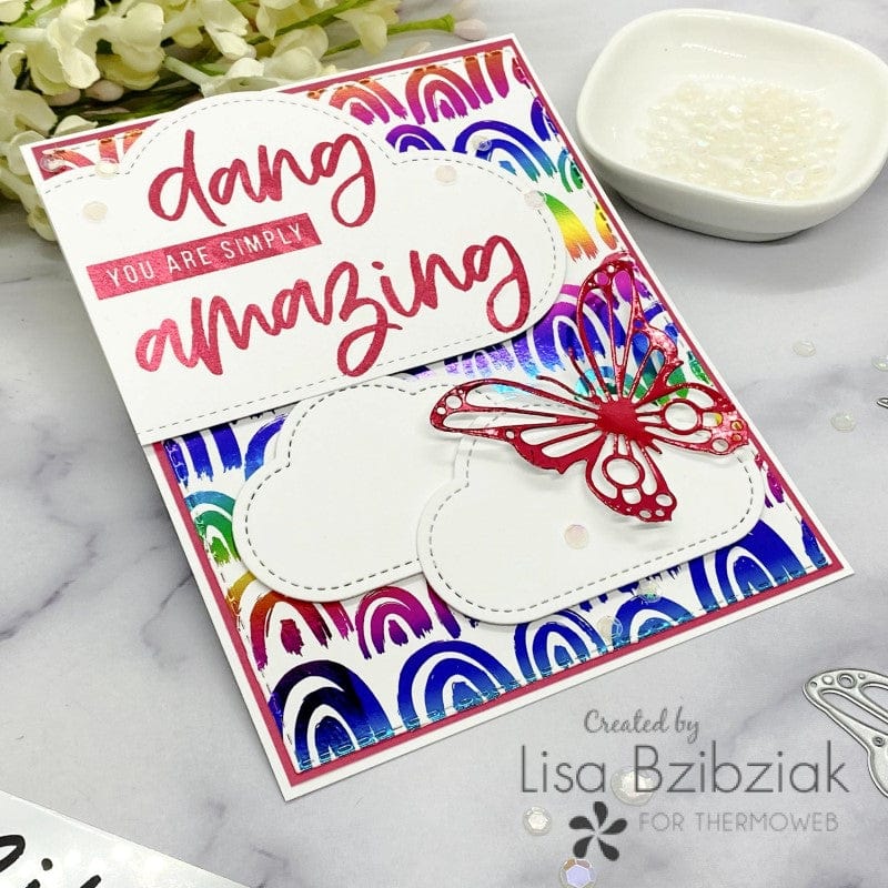 HeatnBond Unity Simply Amazing transfert adhésif foil 2 feuilles