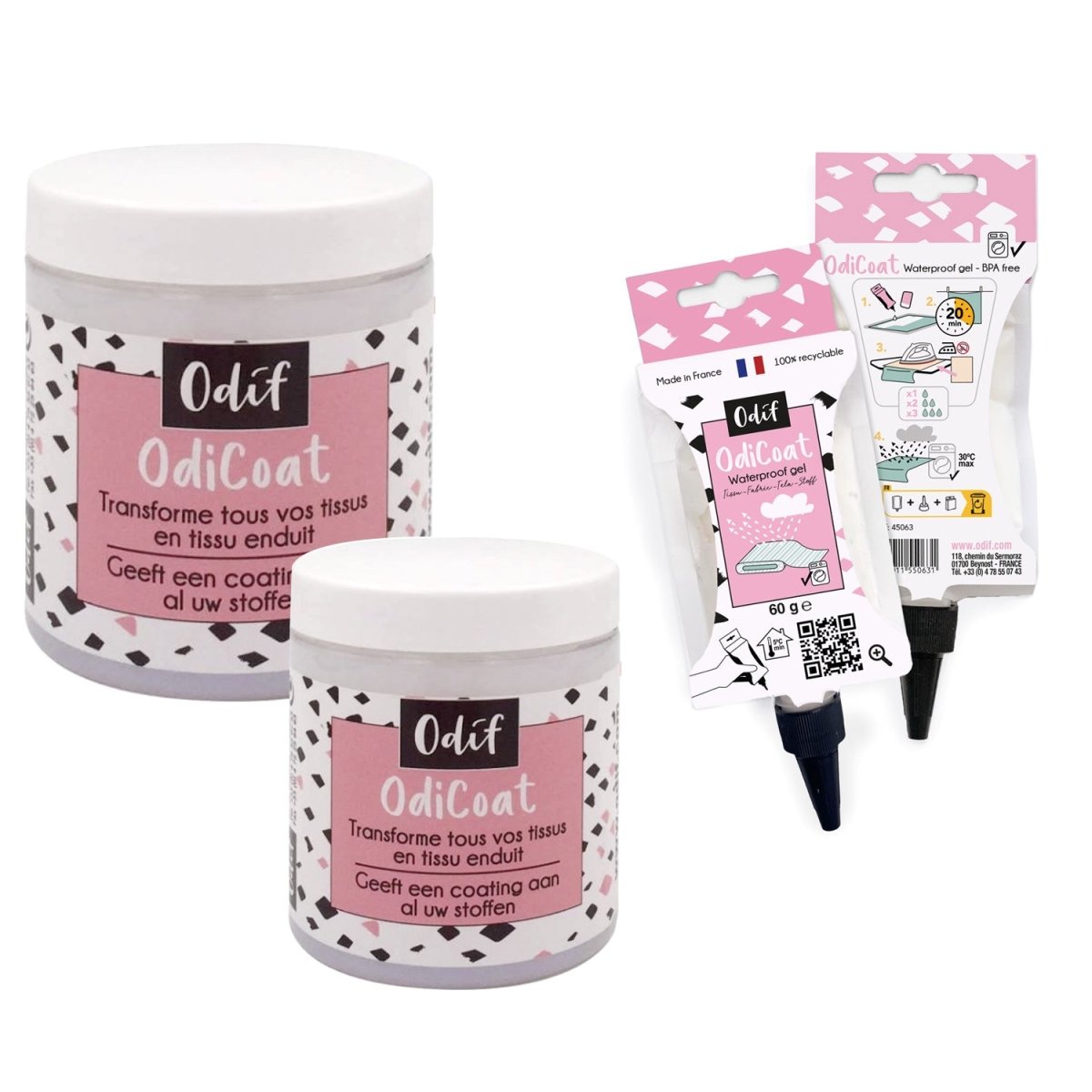 OdiCoat colle enduit tissu Poche 60g imperméable