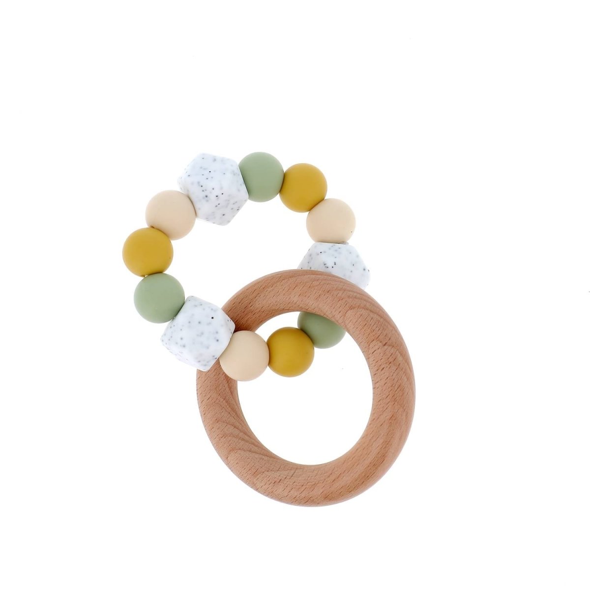 Bohin Kids Perles rondes silicone 15 mm bleu sans BPA