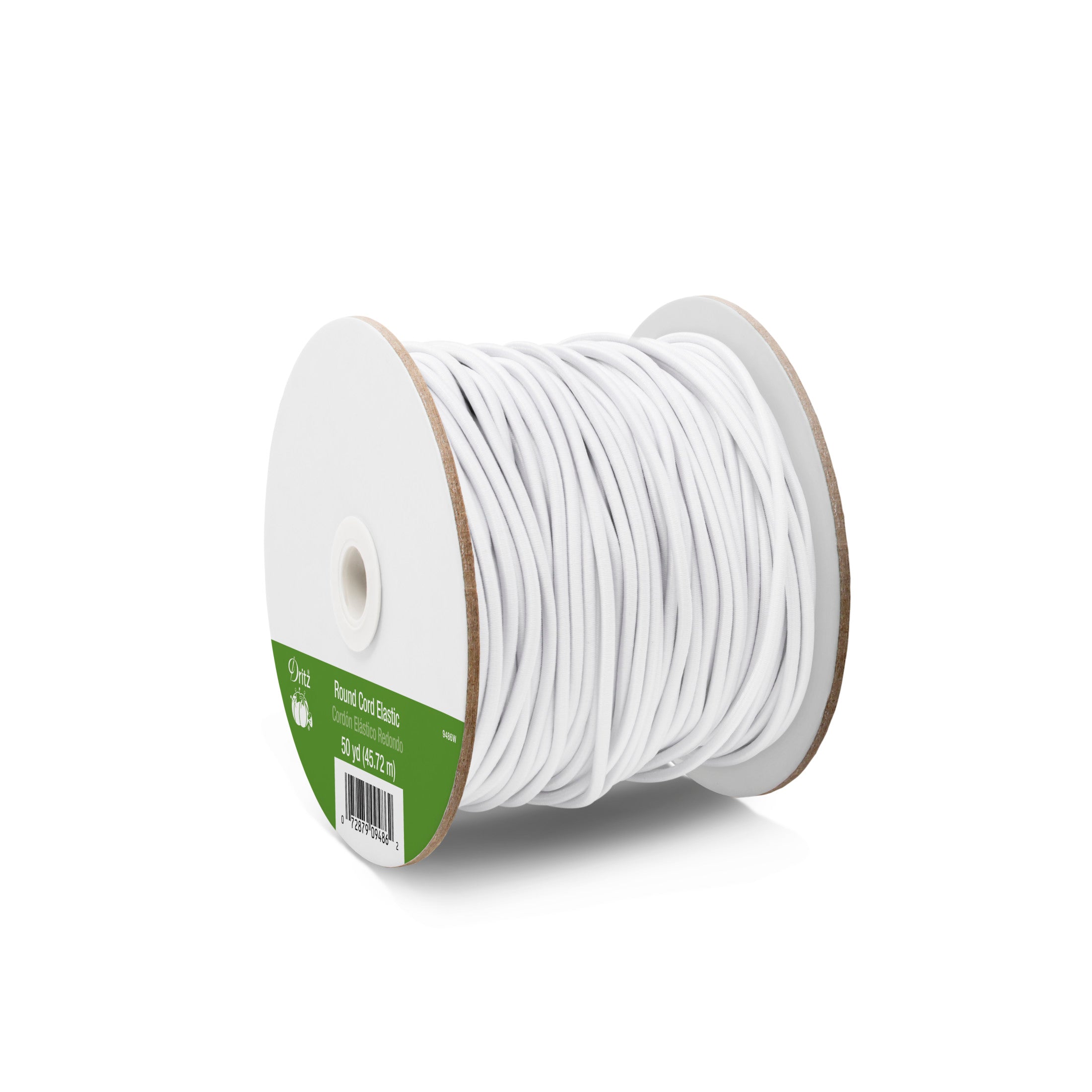 Dritz Elastics 5 yd cordon élastique rond blanc