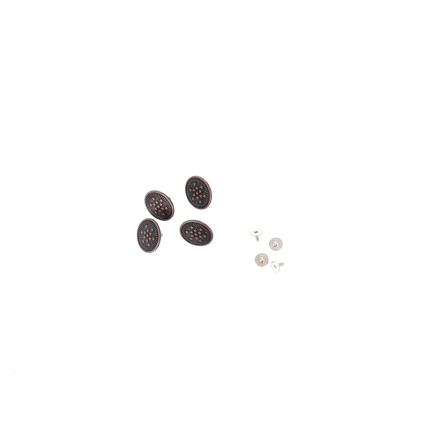 Bohin Boutons automatiques jeans à visser bouton 20 mm Argent
