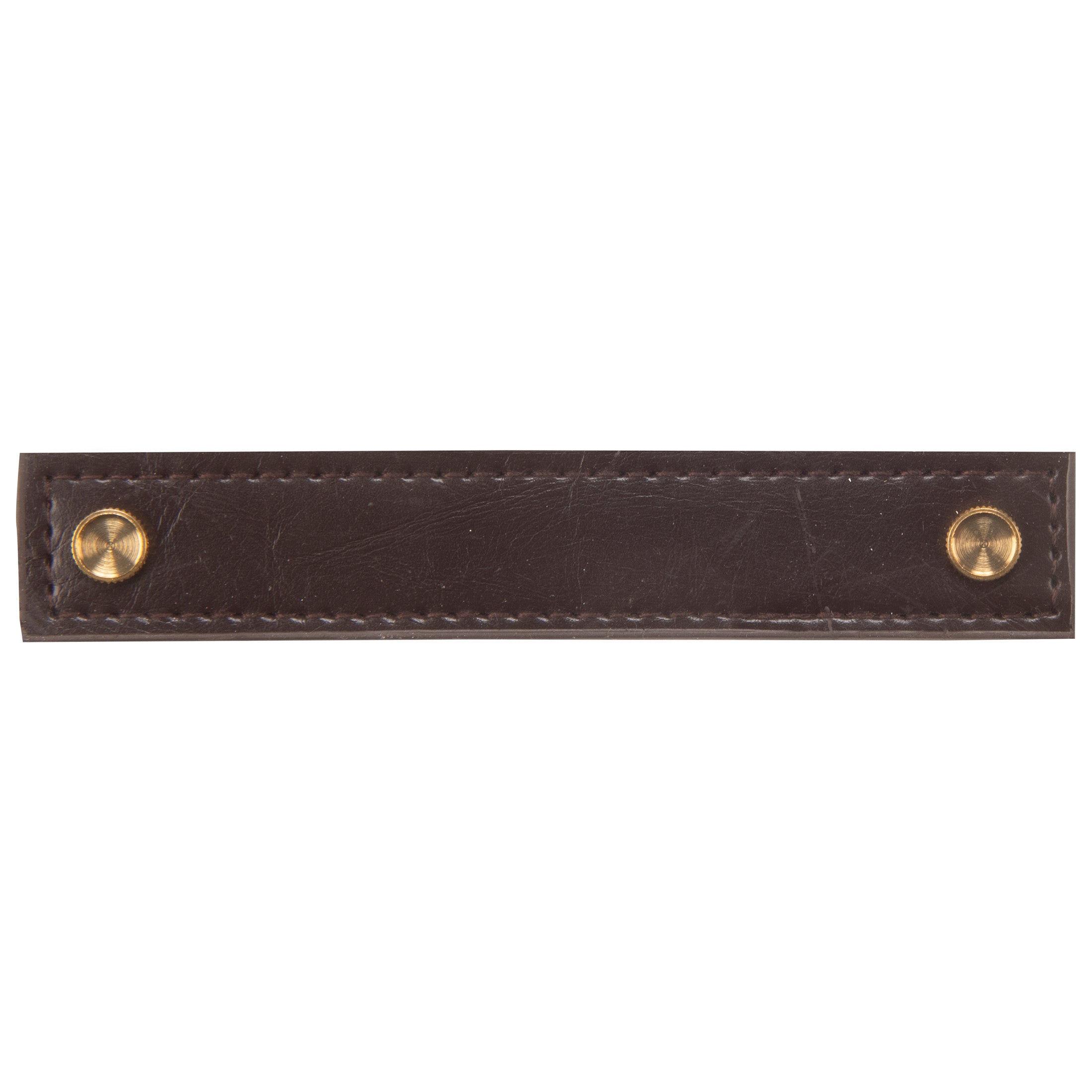 Dritz Home poignée simili cuir marron 14 cm
