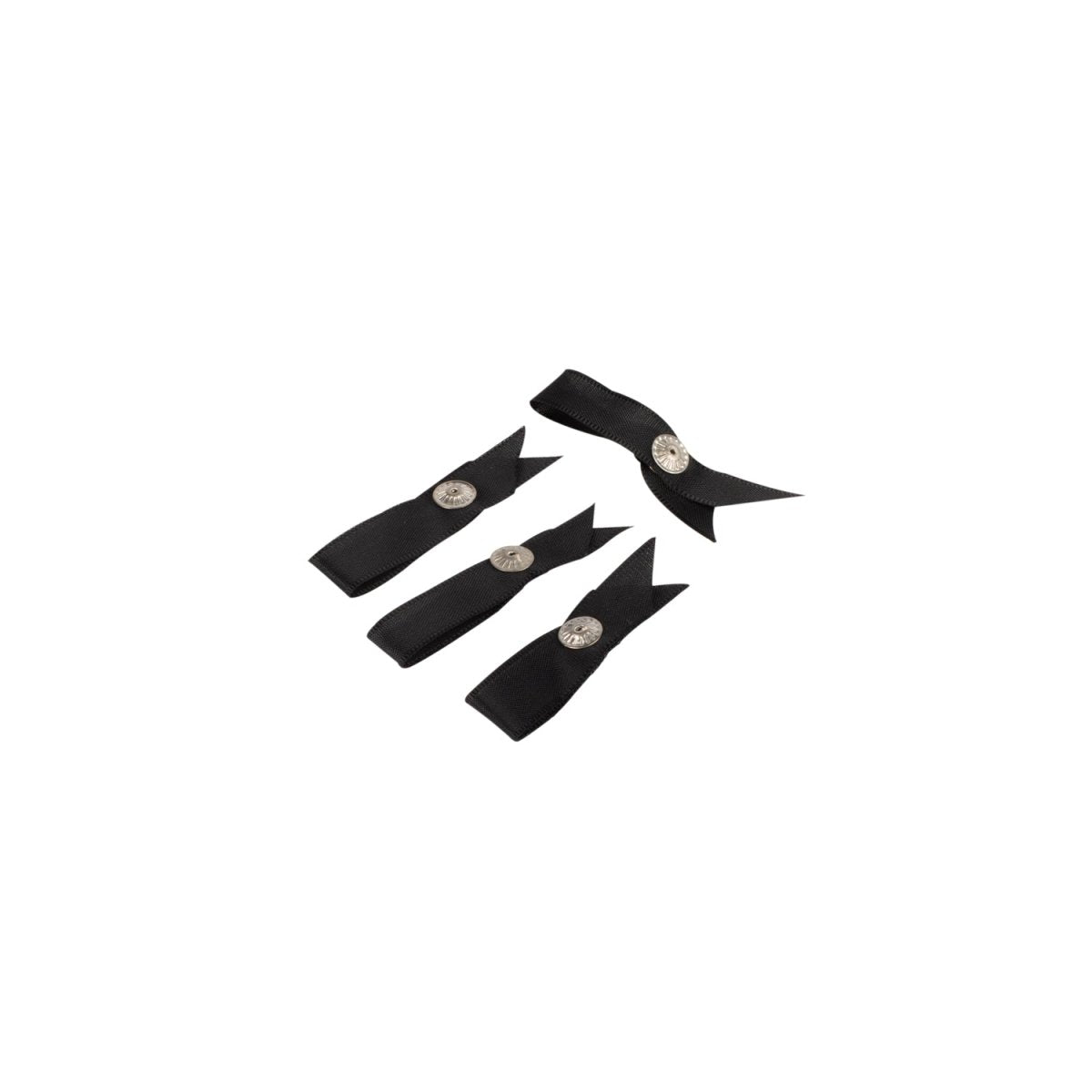 Bohin Accessoires lingerie attache bretelle Noir x4