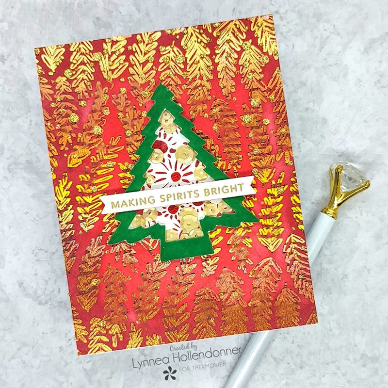 Brutus Monroe Copper Ripples feuilles transfert foil x16
