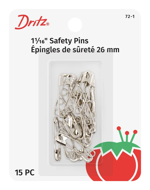 Dritz épingles sûreté nickel 27 mm lot acier