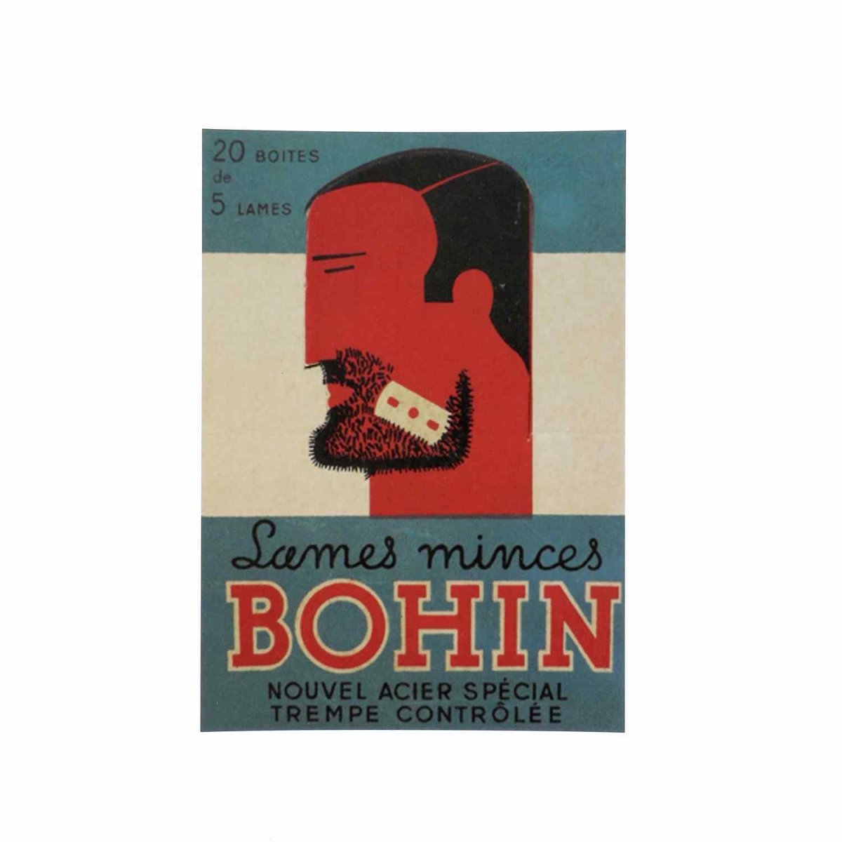 Bohin Cartes cadeaux Publicité tresse multifils carte postale vintage