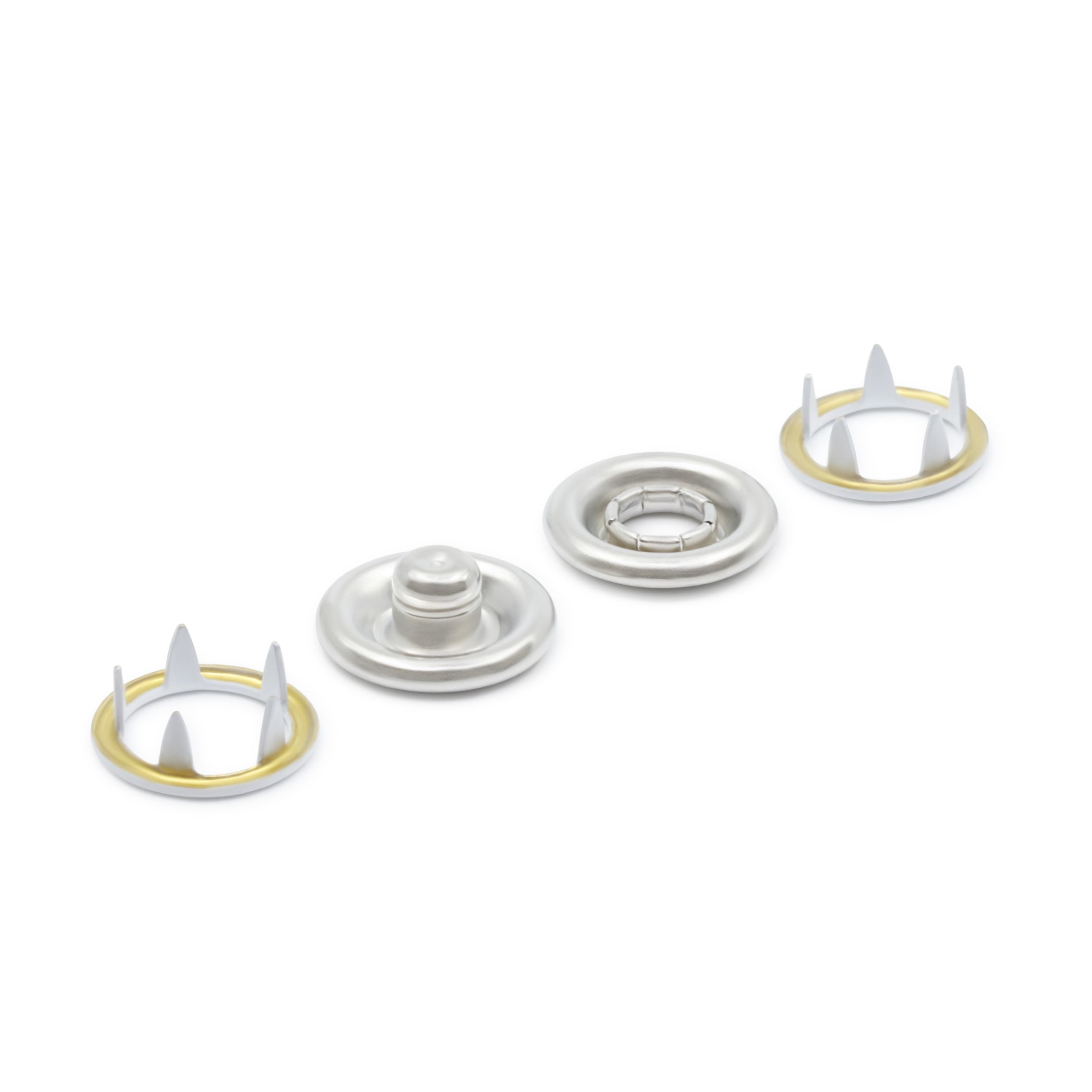 Dritz boutons pression 11 mm blancs 7 jeux