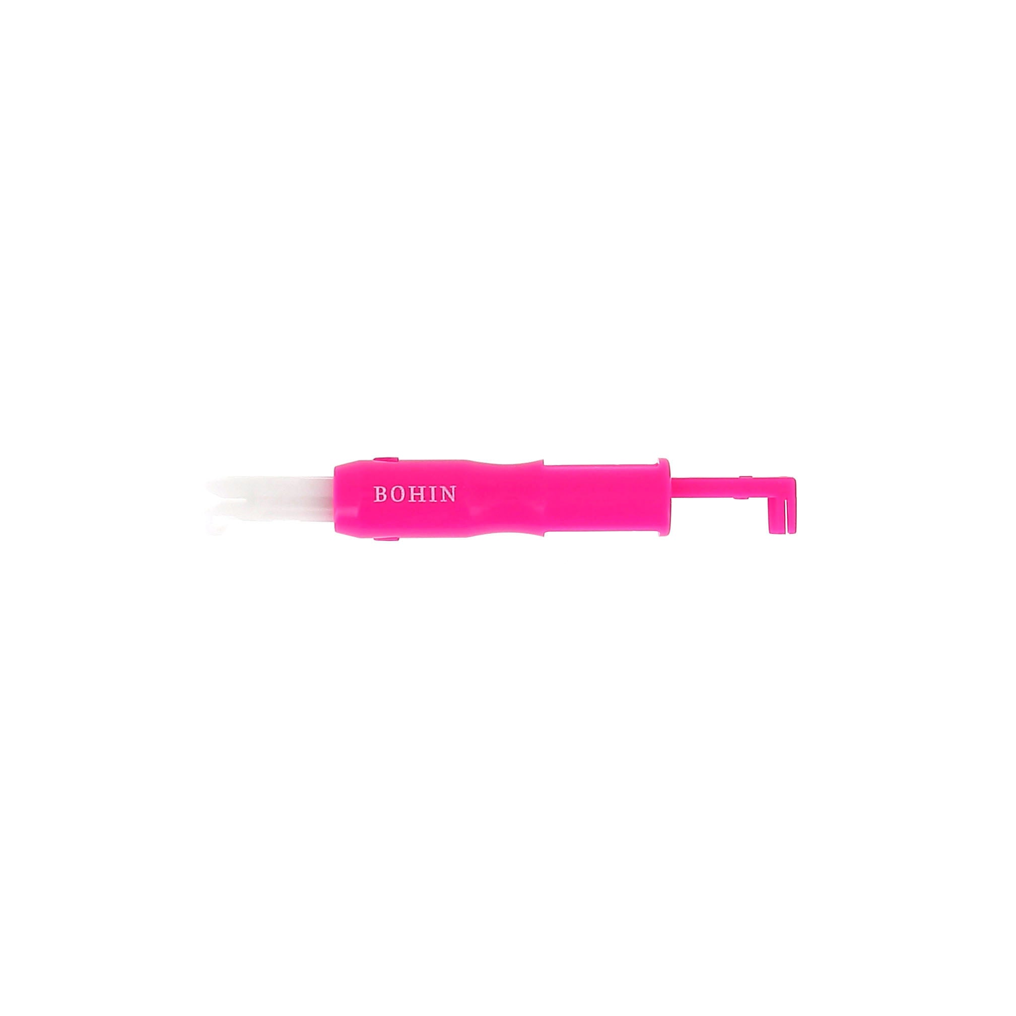 Bohin Accessoires machine Enfile-aiguille plastique rose 7 cm