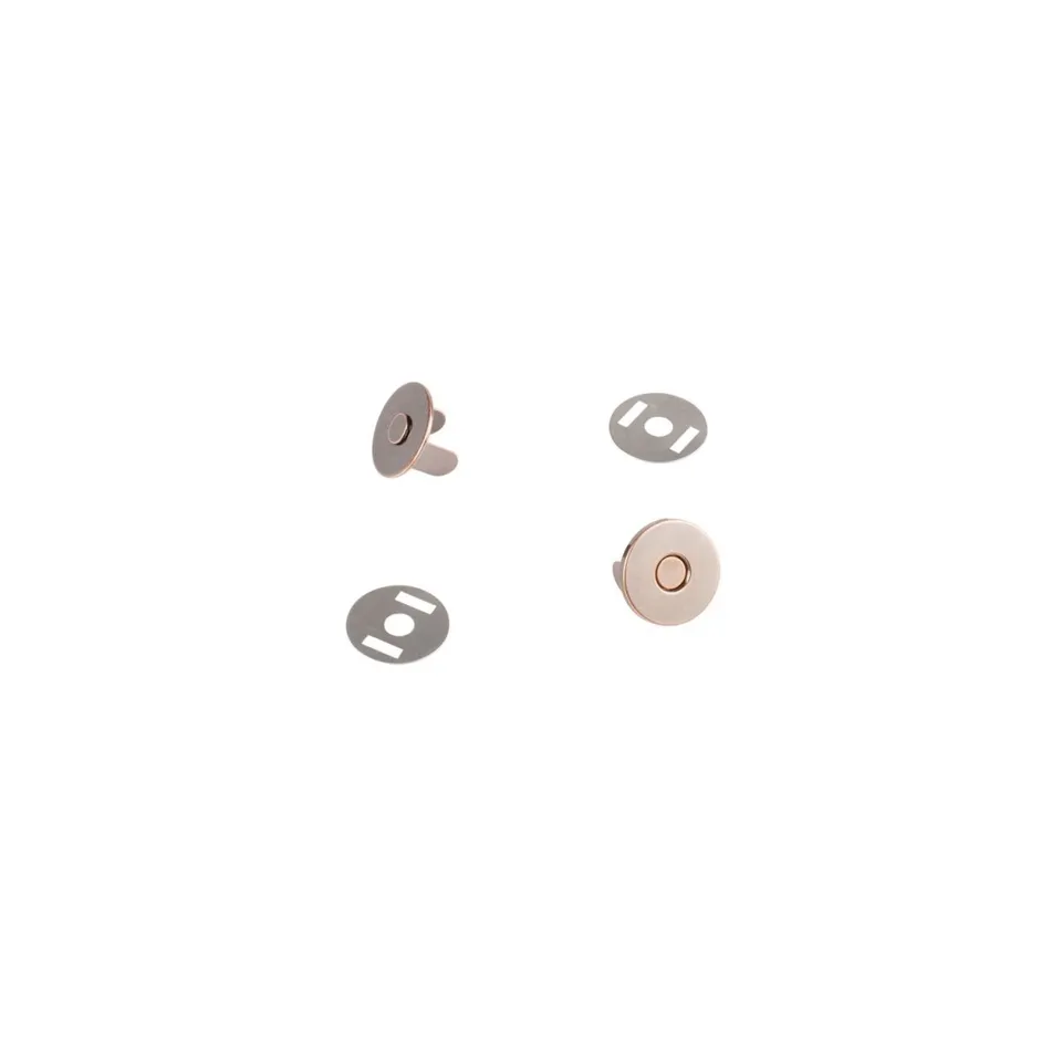Bohin Boutons magnétiques sans couture Argent 14 mm