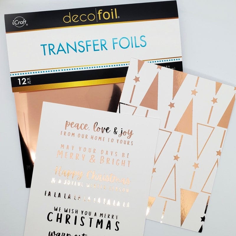 HeatnBond Deco Foil Cider feuille transfert 12 feuilles 15x15cm