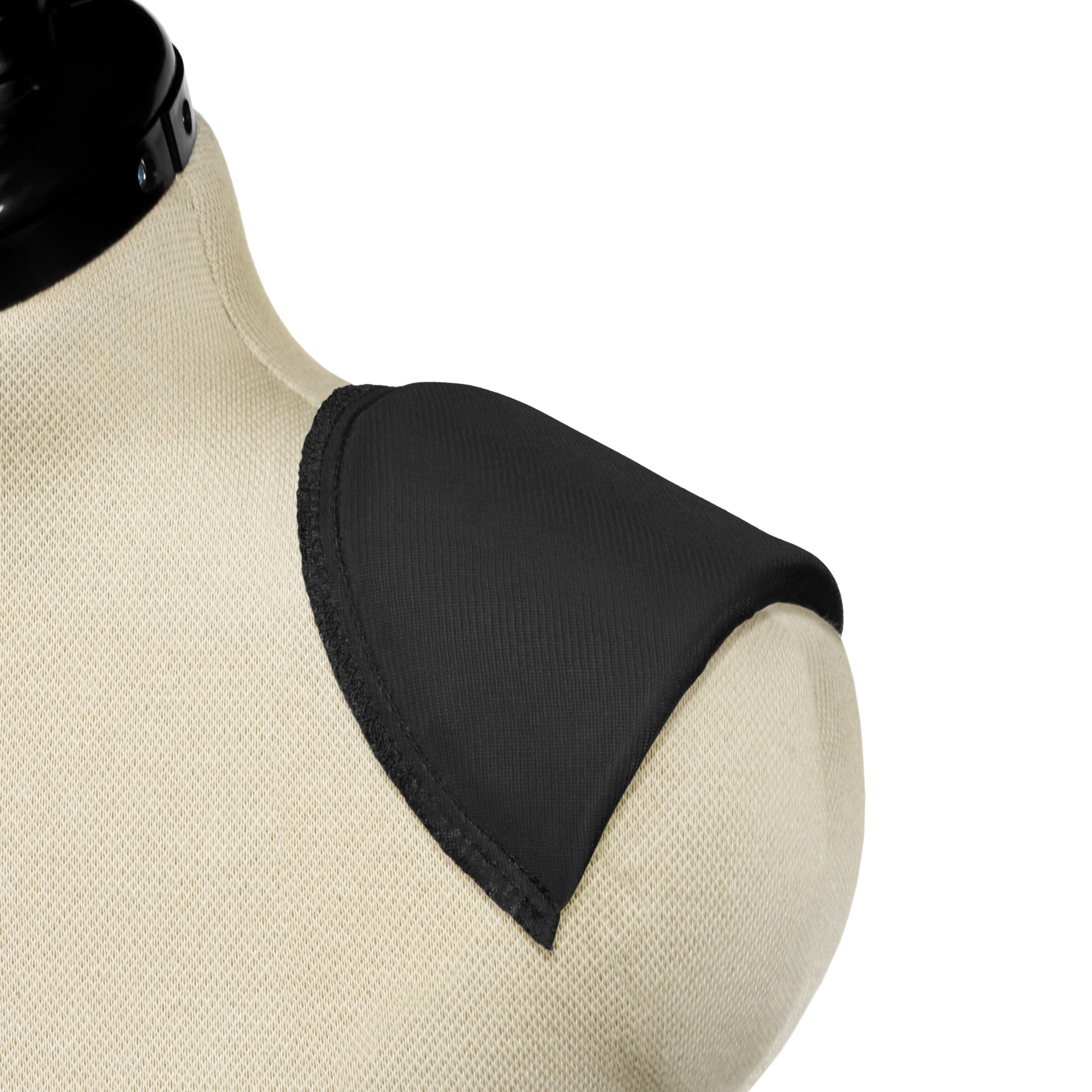 Dritz épaulettes recouvertes noires 1/2" paire