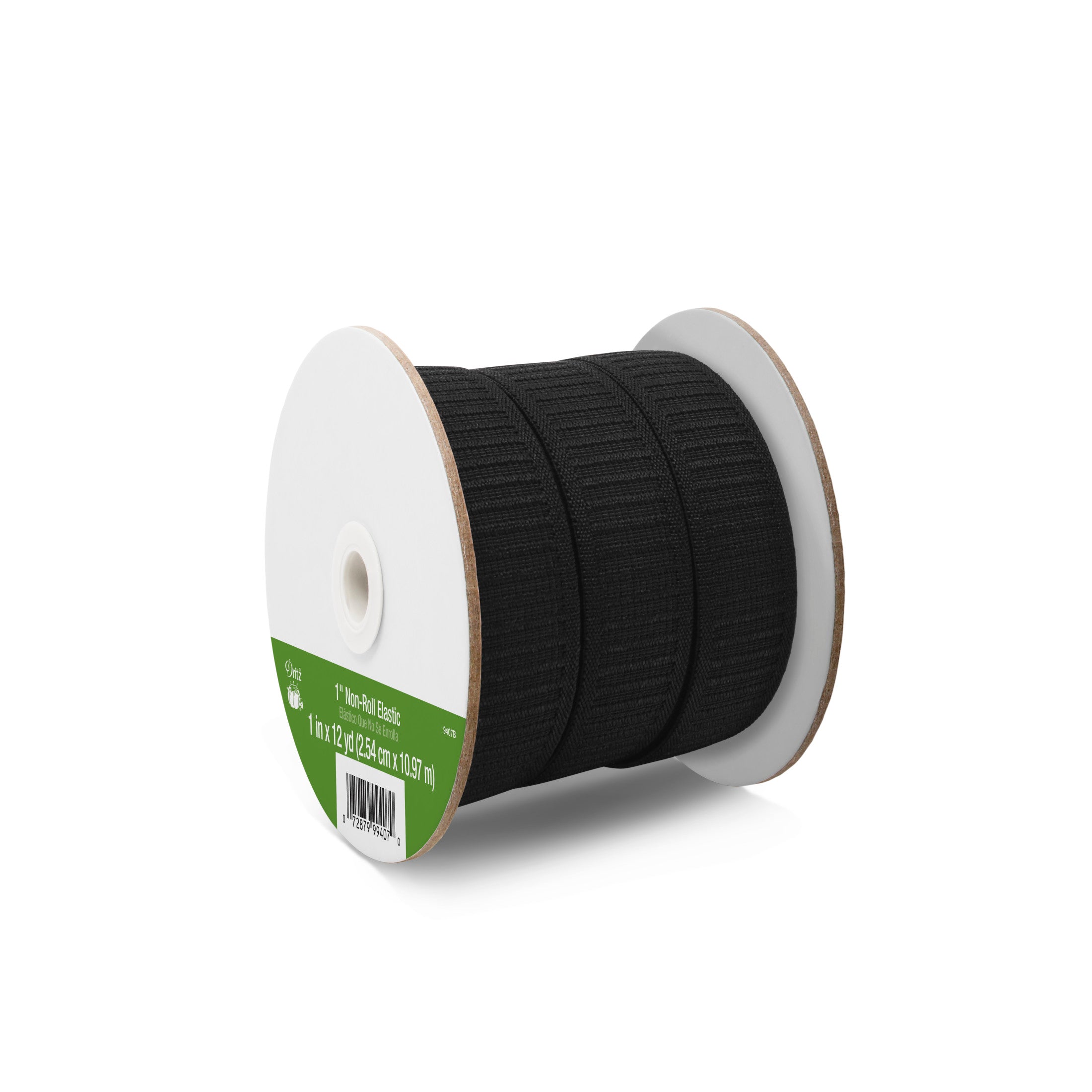 Dritz Elastics & Fabrics élastique tissé noir 25 mm 12 yards
