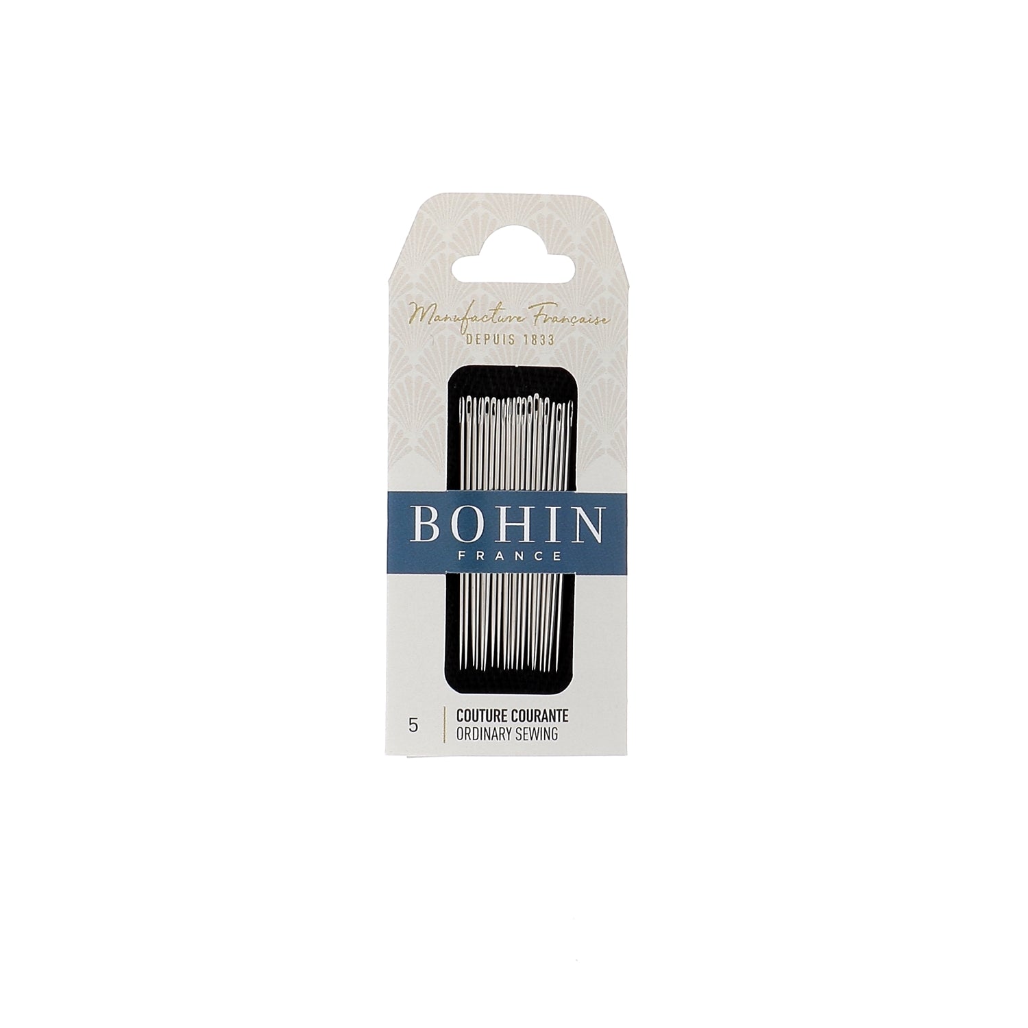 Bohin Aiguilles couture courante longues N°7 acier