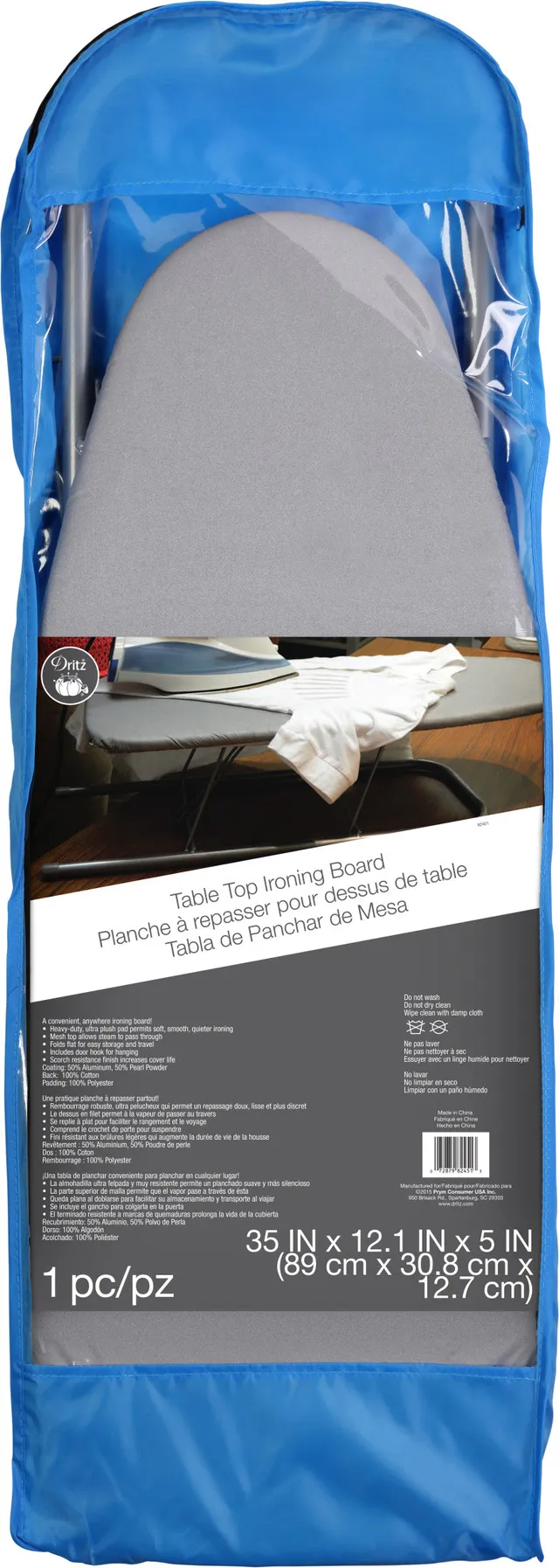 Dritz Clothing Care Planche à Repasser Table Pliable 82451