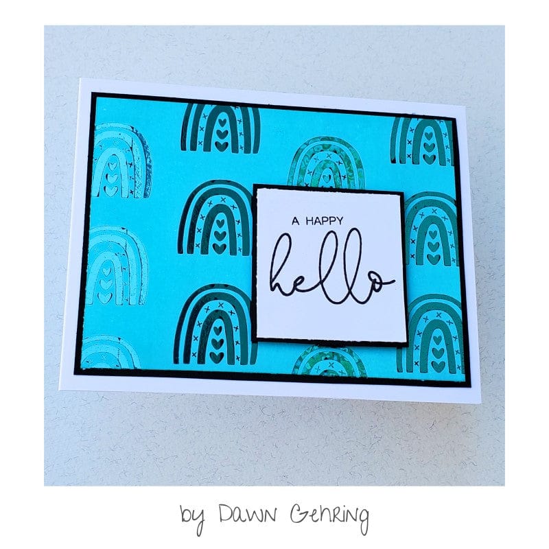 HeatnBond Deco Foil feuille foil Shades of Aqua 20 feuilles turquoise