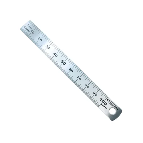 Kitac Reglet métal 10 cm graduations mm pour tissu