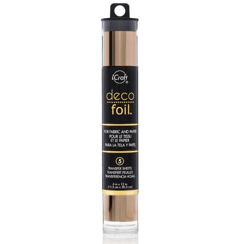 Deco Foil Transfer Rose Gold feuille foil 5 feuilles métallique