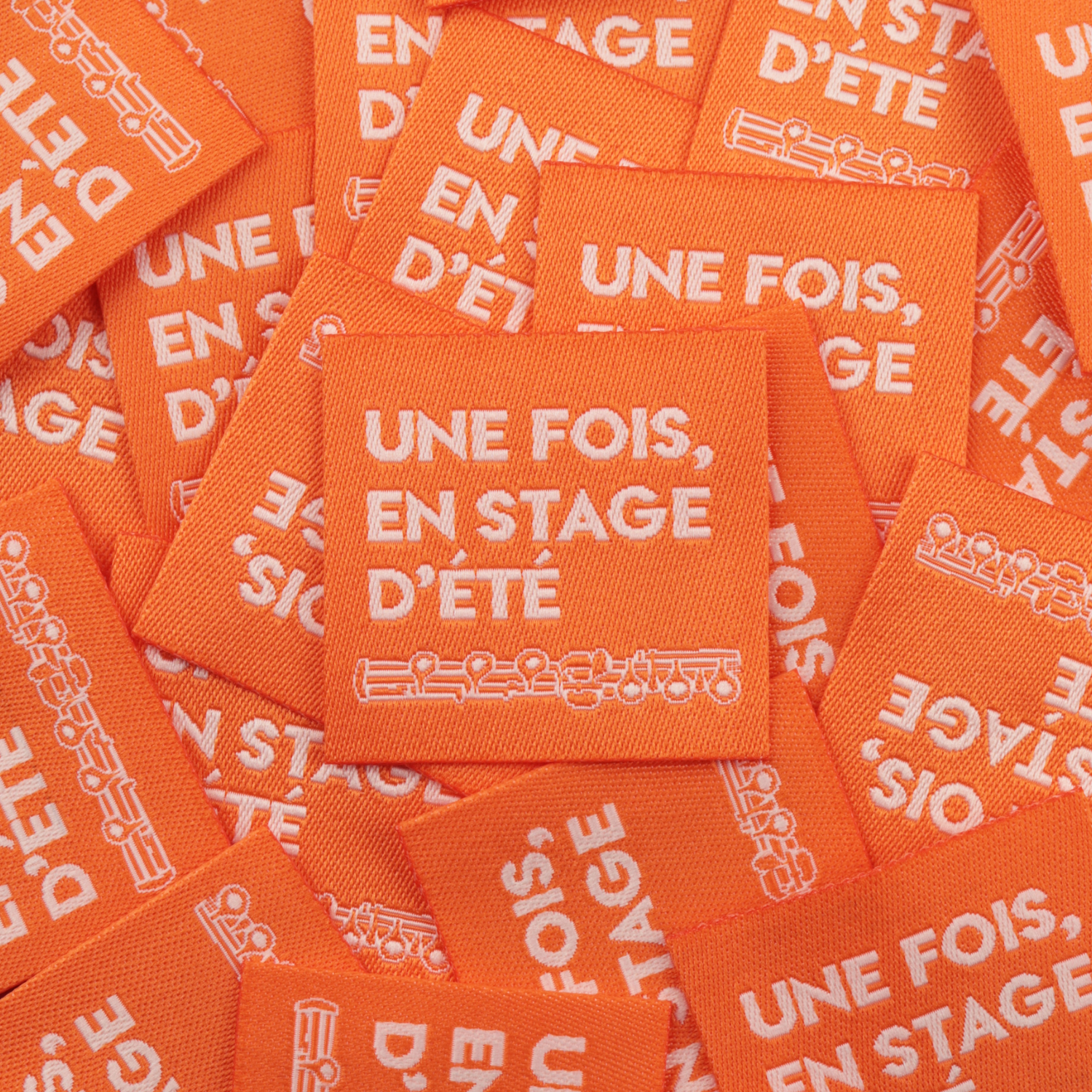 Bohin Étiquettes étiquette tissée Une fois stage d'été 3,5 cm