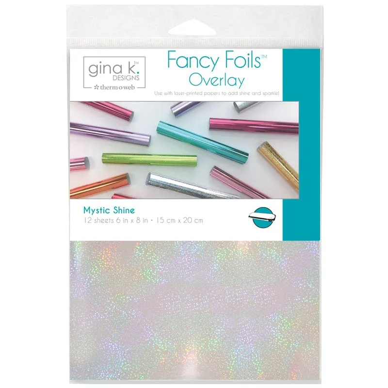 HeatnBond Gina K. Designs Mystic Shine foil transfert 12 feuilles