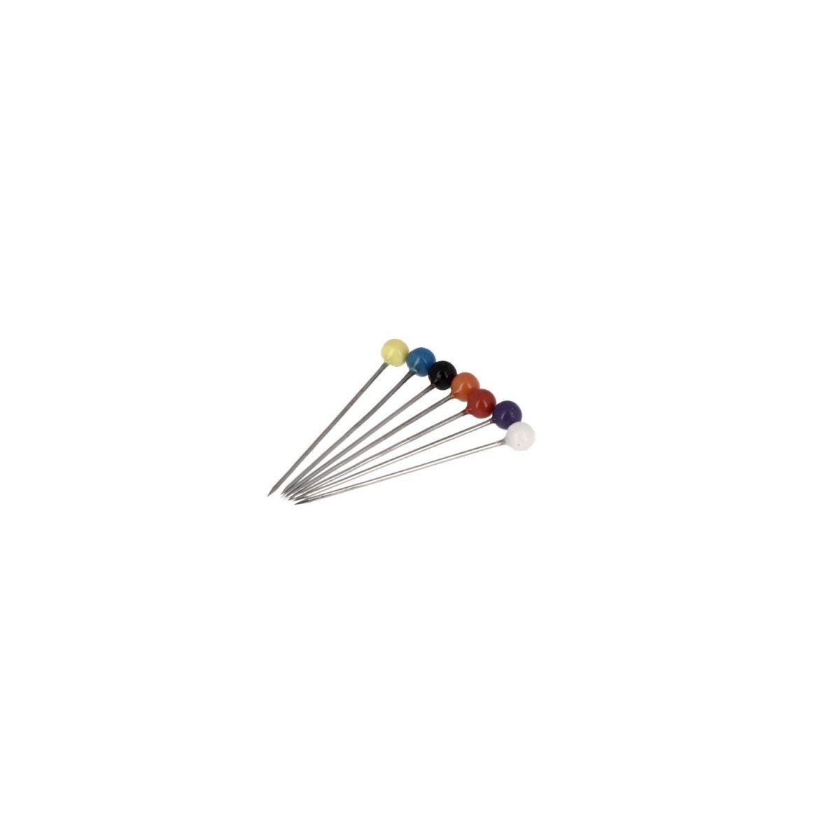 Bohin Épingles tête plastique 34 mm 100 pièces acier