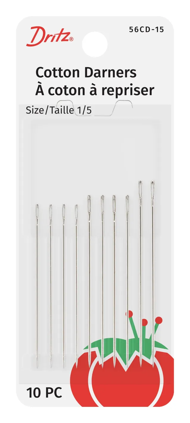 Dritz Aiguilles à Repriser Coton 1/5 10 pcs