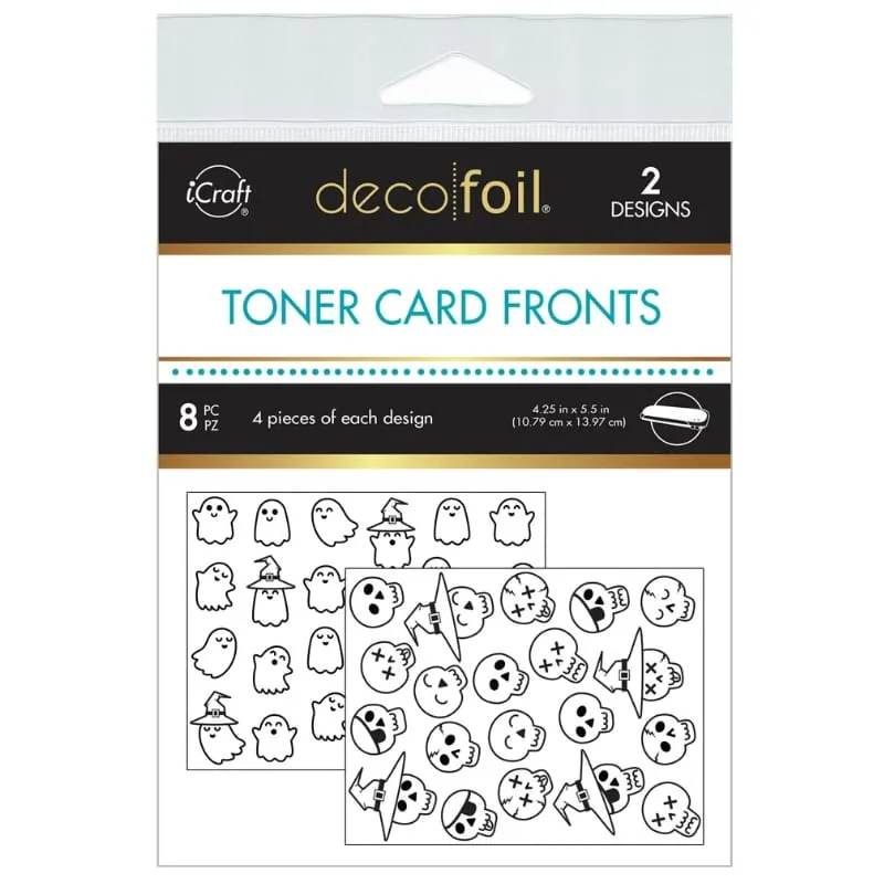 HeatnBond Deco Foil Ghouls & Grins feuille foil 8 feuilles A2