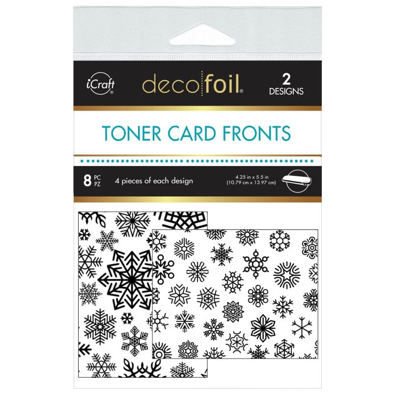 HeatnBond Deco Foil carte toner Winter Sparkle 8 cartes A2