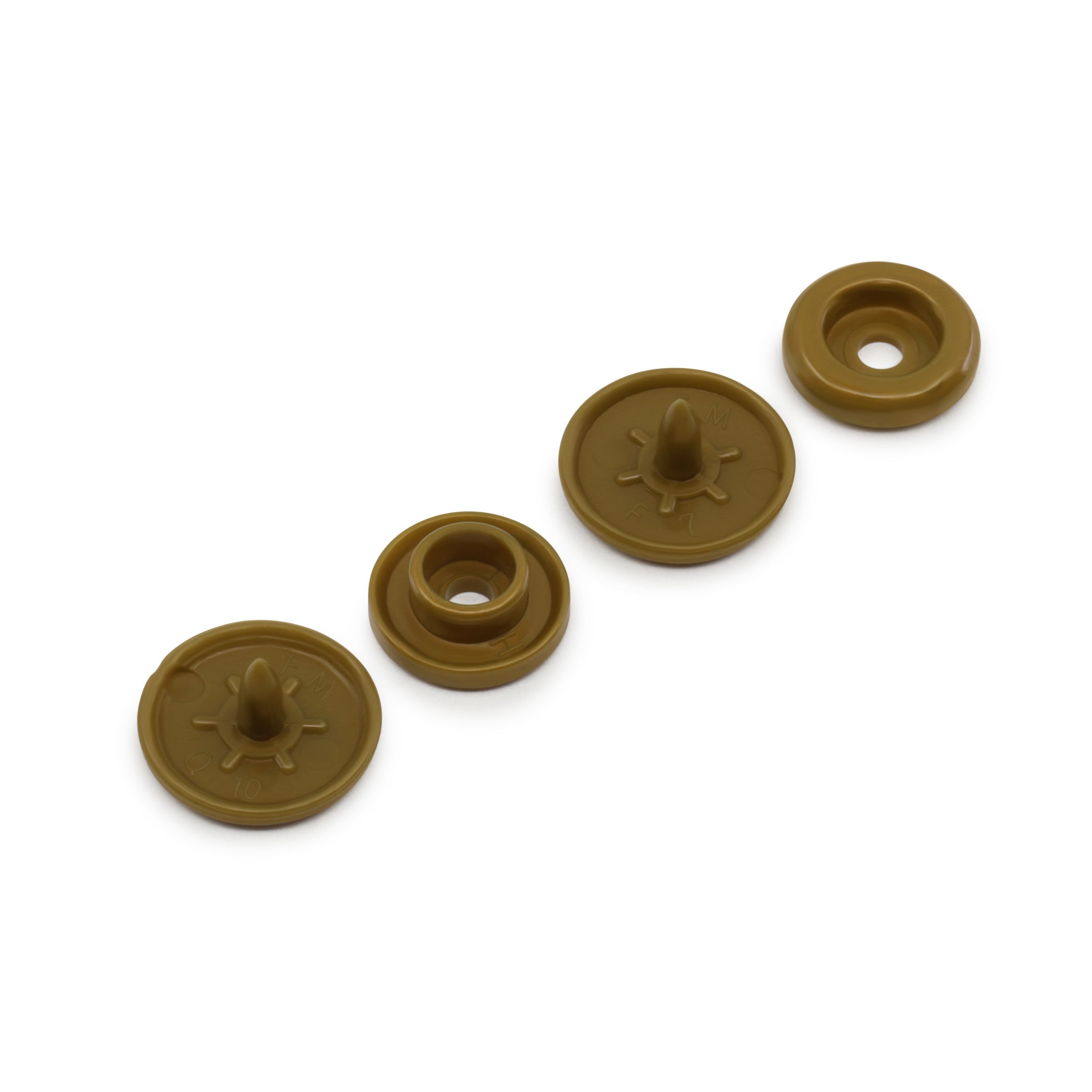 Dritz Fasteners Boutons Pression Plastique Doré 12 Sets