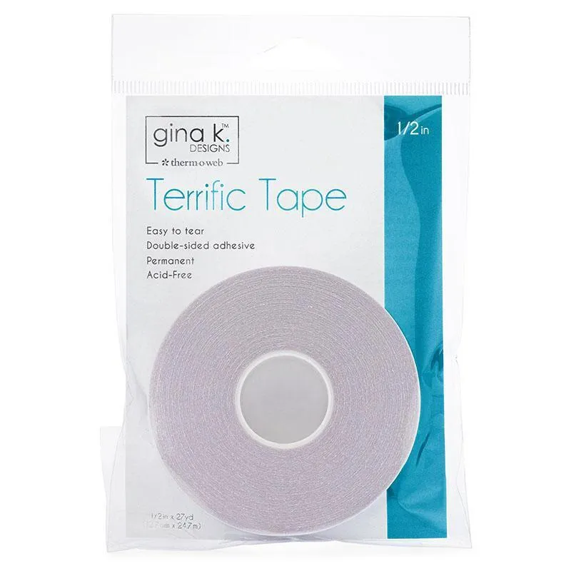 HeatnBond Gina K Terrific Tape adhésif double face 12,7 mm