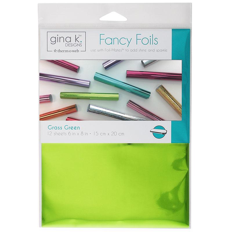 Gina K. Designs foil transfert Fancy Grass Green x12