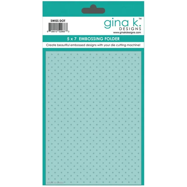 HeatnBond Gina K. Designs Swiss Dot classeur gaufrage pois