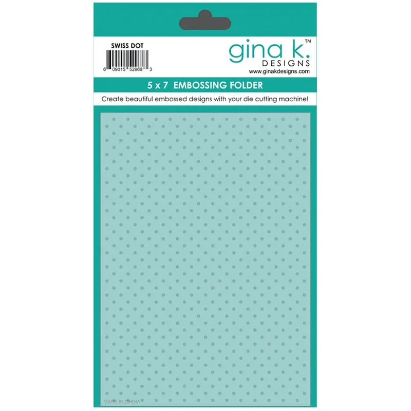 HeatnBond Gina K. Designs Swiss Dot classeur gaufrage pois