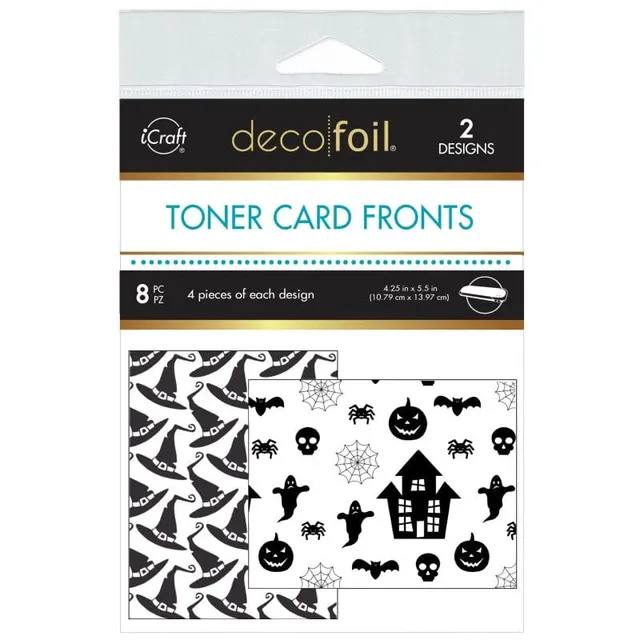 Deco Foil Toner Card Haunted cartes halloween A2 x8